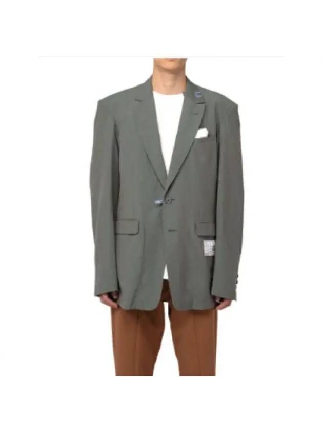 Light Slim Blazer Jacket Khaki - MIHARA YASUHIRO - BALAAN 1