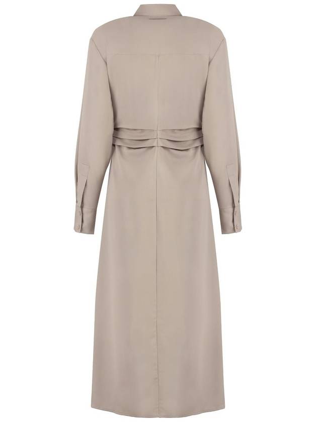 midi dress K20K206803 RA5 taupe - CALVIN KLEIN - BALAAN 3