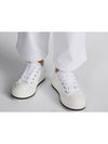 Walk'n Platform Cotton Canvas Low Top Sneakers White - DIOR - BALAAN 7