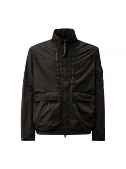 Men's Chrome-R Zip-Up Jacket Black - CP COMPANY - BALAAN 2