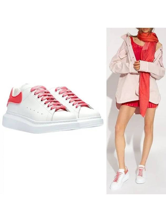 Women's Red Tab Oversized Low Top Sneakers White - ALEXANDER MCQUEEN - BALAAN 2