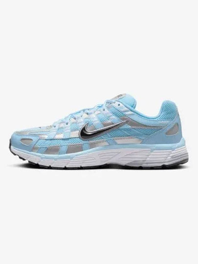 P 6000 Metallic Low Top Sneakers Aquarius Blue Black - NIKE - BALAAN 2