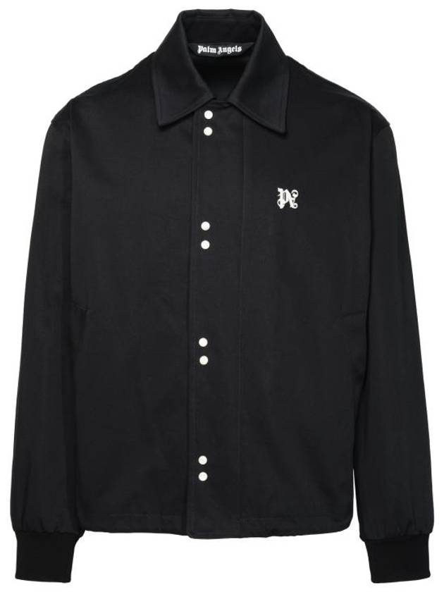 Jacket PMEM022R24FAB0011003 Black - PALM ANGELS - BALAAN 1