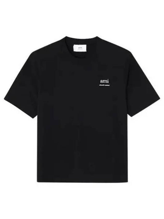 Alexandre Mattiussi Short Sleeve T-Shirt Black - AMI - BALAAN 2