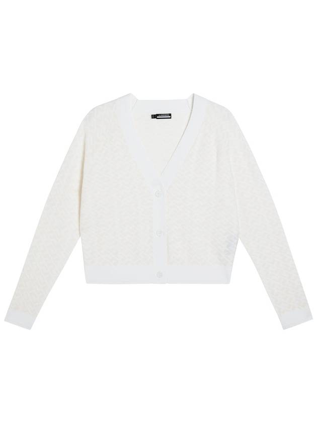 Women's Hanna Knit Cardigan White - J.LINDEBERG - BALAAN 3