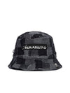 BBD The Apparition Patchwork Denim Bucket Hat Black - BLACKBLOND - BALAAN 2