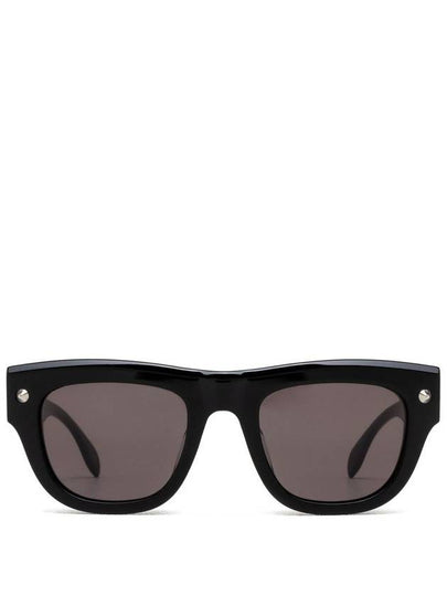 Sunglasses AM0425S 001 001 BLACK BLACK GRAY - ALEXANDER MCQUEEN - BALAAN 2