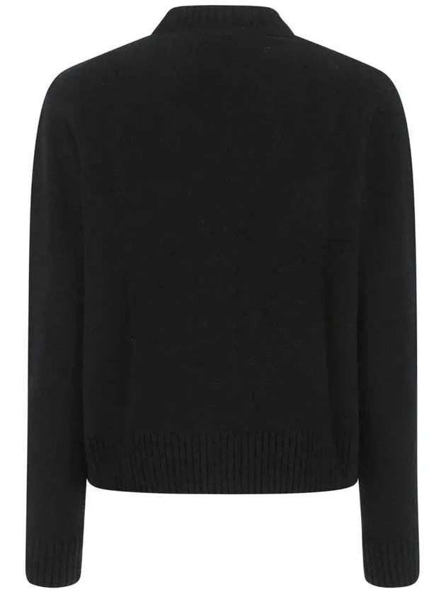 Baby Fox Patch Boxy Cardigan Black - MAISON KITSUNE - BALAAN 4