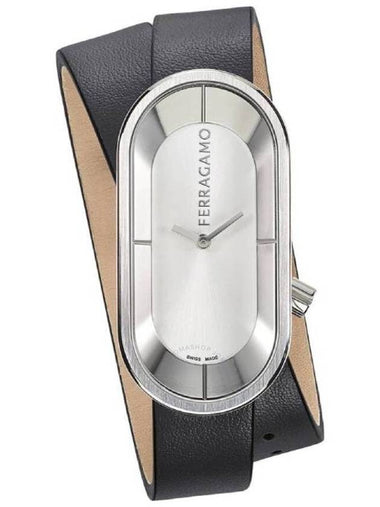 Ferragamo Curve Quartz Silver Dial Watch SFK300123 - SALVATORE FERRAGAMO - BALAAN 1