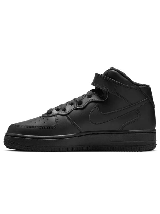 GS Air Force 1 Mid LE Black 314195 004 GS Air Force 1 Mid LE Black - NIKE - BALAAN 2