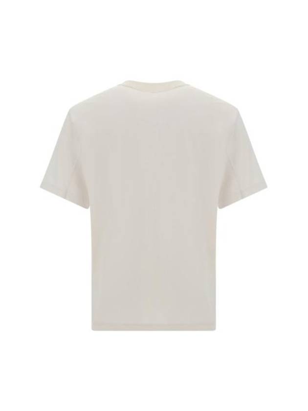 Solomeo Print Short Sleeve T-Shirt White - BRUNELLO CUCINELLI - BALAAN 4