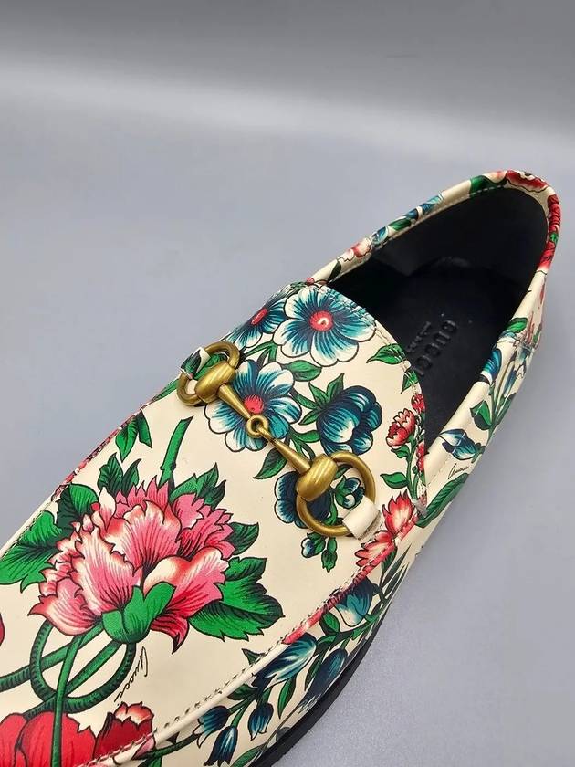 Women s Brixton Floral Horsebit Loafer 746392 - GUCCI - BALAAN 6