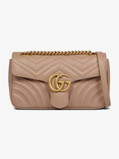 GG Marmont Matelasse Small Shoulder Bag Pink - GUCCI - BALAAN 2