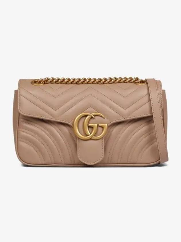 GG Marmont Matelasse Small Shoulder Bag Pink - GUCCI - BALAAN 2