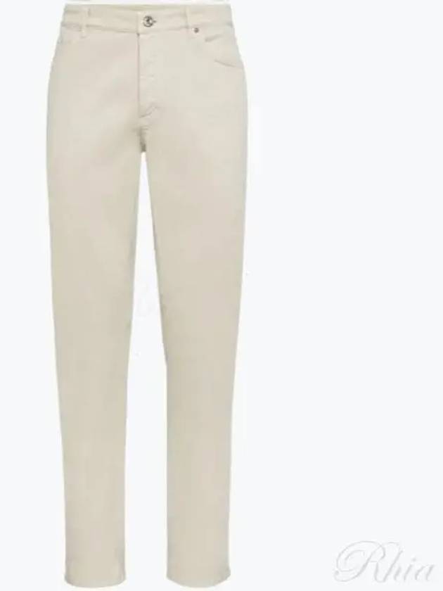 Straight Pants M277PD3210 C6233 BEIGE - BRUNELLO CUCINELLI - BALAAN 2