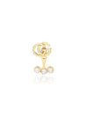 Running Double G Earrings Gold YBD481693002 - GUCCI - BALAAN.