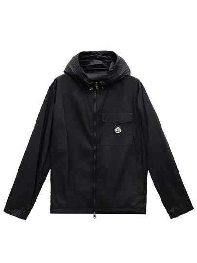 Men's Samakar Zip Up Hoodie Black - MONCLER - BALAAN 2