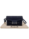 Women s 699296 Black Canvas Horsebit 1955 Mini Shoulder Bag - GUCCI - BALAAN 10