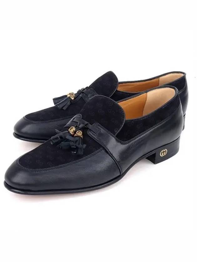 Logo Tassel Loafers Black - GUCCI - BALAAN 2