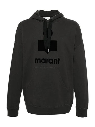 Miley Big Logo Hoodie Faded Black - ISABEL MARANT - BALAAN 2