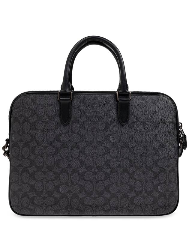 Coach Briefcase With Monogram, Men's, Black - COACH - BALAAN 3