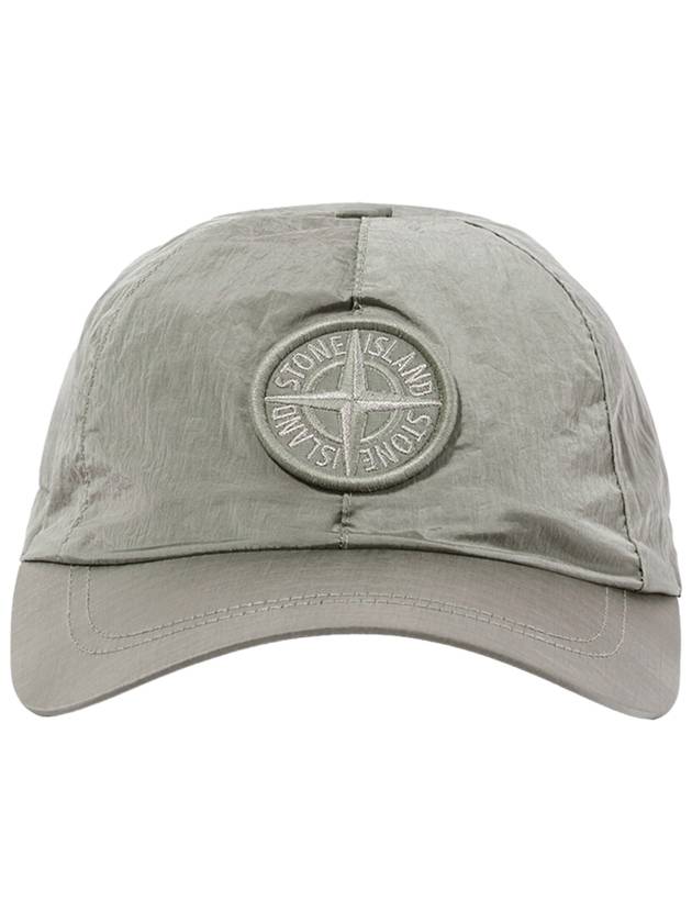 Nylon Logo Ball Cap Grey - STONE ISLAND - BALAAN 2