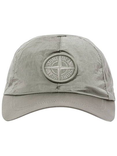 Nylon Logo Ball Cap Grey - STONE ISLAND - BALAAN 2