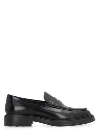 Leather Loafers Black - TOD'S - BALAAN 1