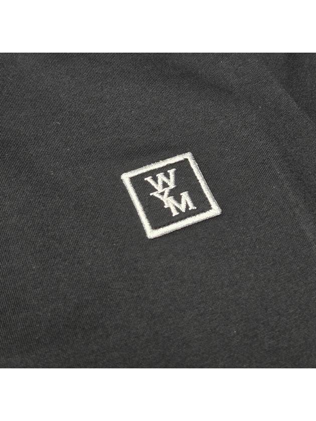 Back Logo Cotton Short Sleeve T-shirt Black - WOOYOUNGMI - BALAAN 6