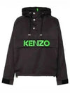 Logo print Casual Anorak Black - KENZO - BALAAN 2