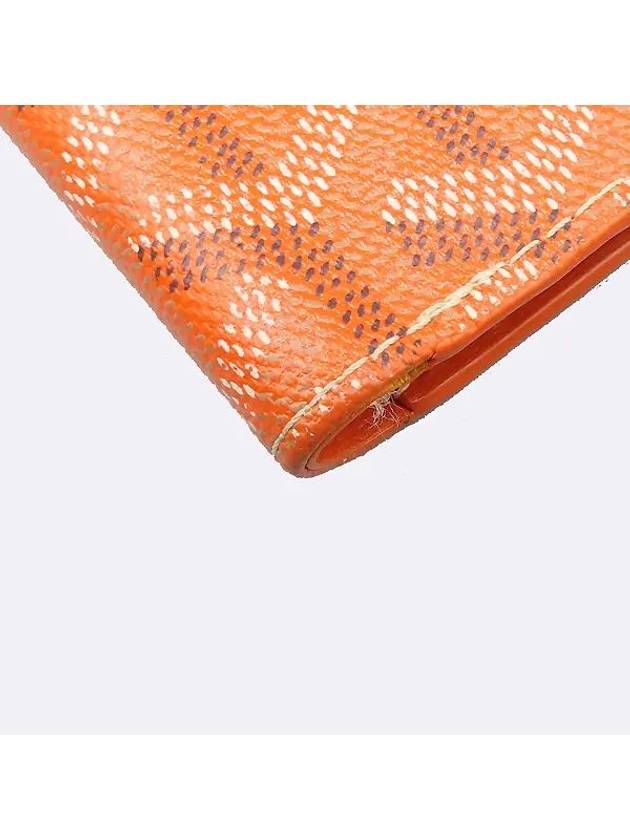 Orange color PVC SAINT ROCH long wallet - GOYARD - BALAAN 3