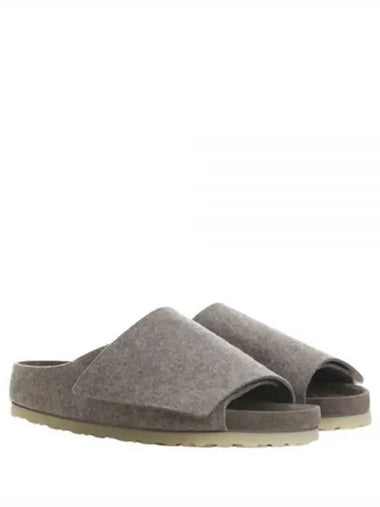 1024724W ASH MELANGE Los Feliz suede sandals - FEAR OF GOD - BALAAN 1