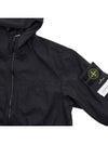 Men's Aggressive Gomato Zip Up Hoodie Black - STONE ISLAND - BALAAN 5