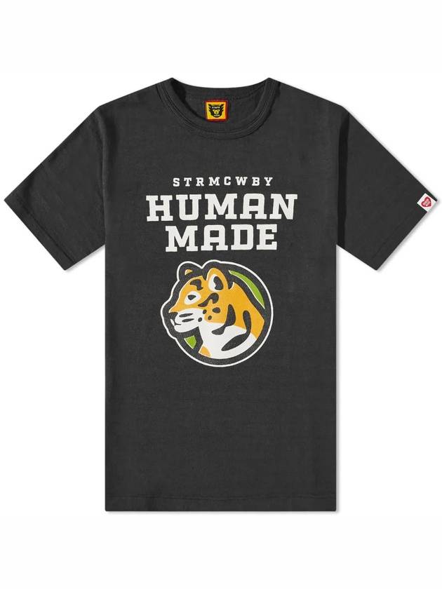 Tiger Short Sleeve T-Shirt Black - HUMAN MADE - BALAAN 1