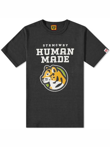 Tiger Short Sleeve T-Shirt Black - HUMAN MADE - BALAAN 1