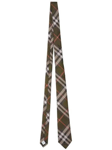 Check silk tie 8091551 - BURBERRY - BALAAN 1