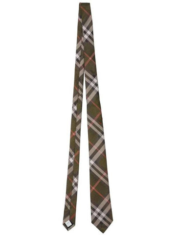 Check silk tie 8091551 - BURBERRY - BALAAN 1