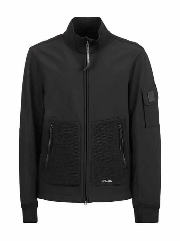 Men's Logo Patch Pocket Zip-Up Jacket Black - CP COMPANY - BALAAN 2