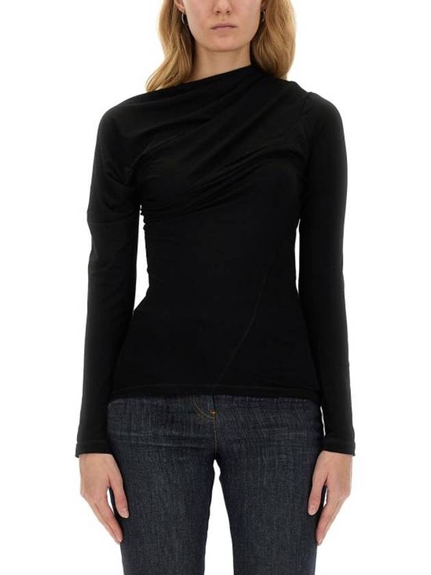 Wind Long Sleeve T-Shirt Black - HELMUT LANG - BALAAN 8