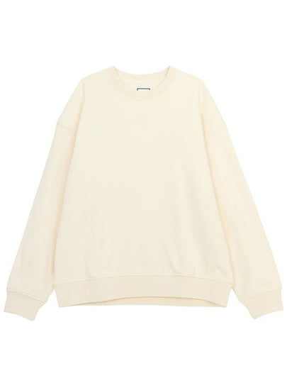 Leather Patch Sweatshirt Ivory - WOOYOUNGMI - BALAAN 2