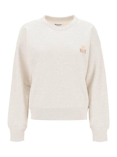 Mobyla Crew Neck Sweatshirt Ecru - ISABEL MARANT ETOILE - BALAAN 1