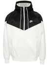 Sportswear Windrunner Hoodie Track Jacket Black White - NIKE - BALAAN 6