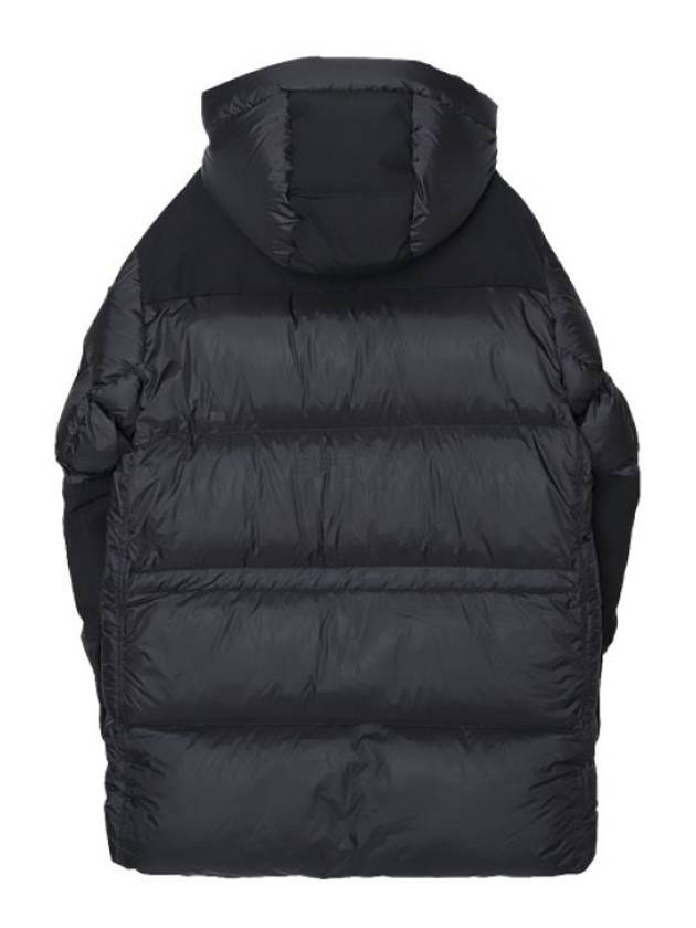 Logo Applique Nylon Puffer Coat Black - BURBERRY - BALAAN 3