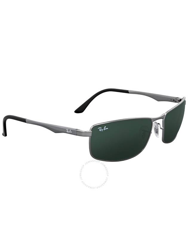 Ray Ban Green Classic G-15 Rectangular Men's Sunglasses RB3498 004/71 61 - RAY-BAN - BALAAN 3