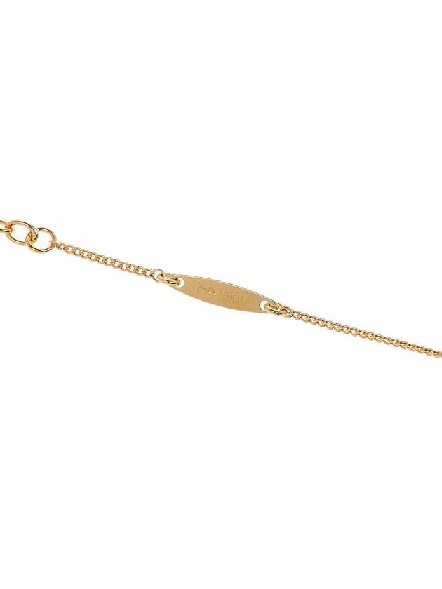 Gancini 3D Crystal Necklace Gold - SALVATORE FERRAGAMO - BALAAN 7