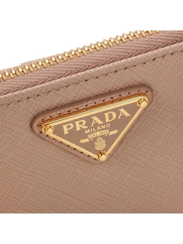 Saffiano Leather Card Wallet Pink - PRADA - BALAAN 6