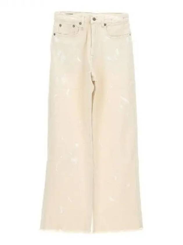 DARCY paint embellished denim pants - R13 - BALAAN 1