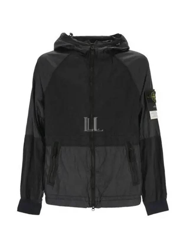 Nylon Metal Windbreaker Navy - STONE ISLAND - BALAAN 2