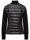 Logo patch wool padding black - MONCLER - BALAAN 4