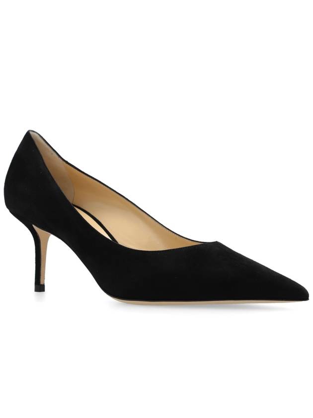 Jimmy Choo ‘Love’ Suede Pumps, Women's, Black - JIMMY CHOO - BALAAN 4